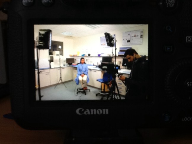 Interview at Fisher BioServices UK lab